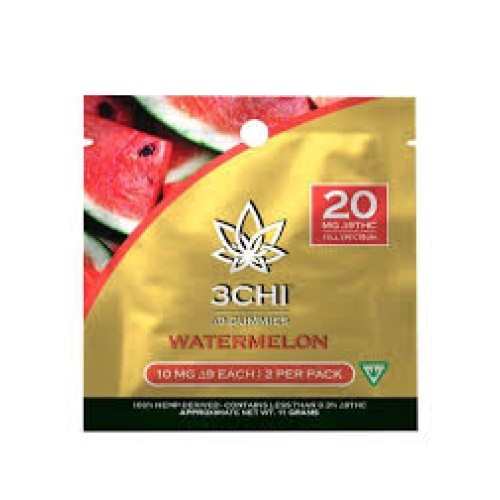 3chi  D9 Gummies 20ct Watermelon