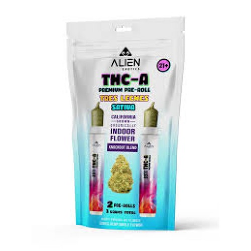 Alien THCA 3gms 2ct Prerolls All Flvs