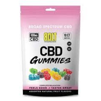 Bolt CBD Gummies 100mg 10ct Pack