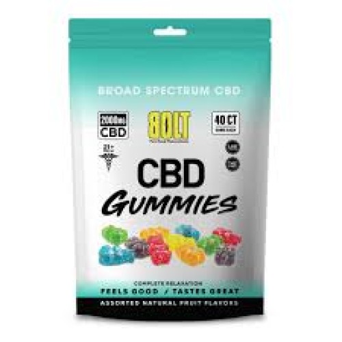 Bolt CBD Gummies 2000mg 40ct Pack